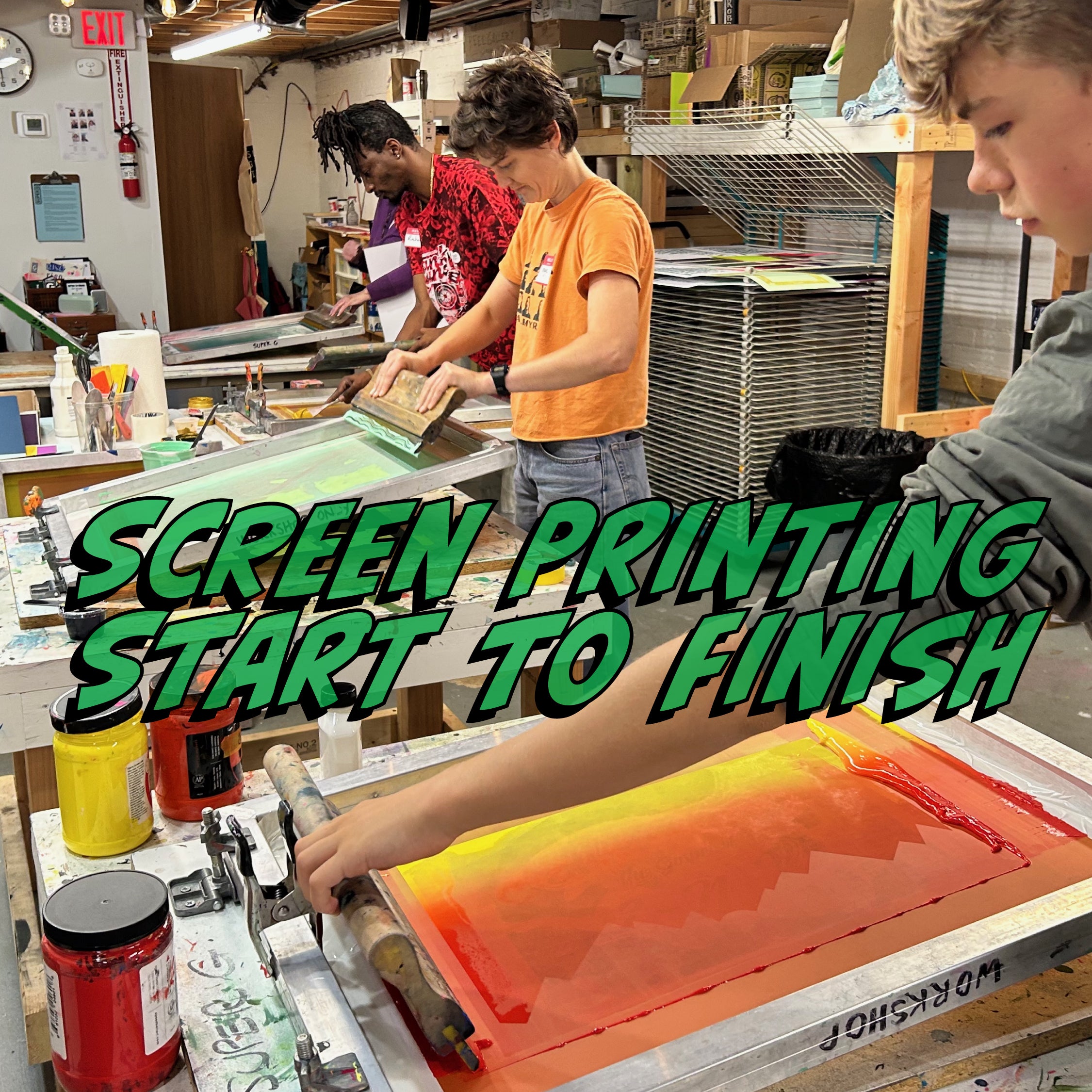 Screen Printing Start to Finish / July 18, 2026 | Super G Print Lab LLC